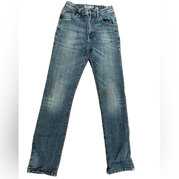 Wrangler Other - Wrangler Retro Youth 16 Slim Western Denim Jeans Adjustable Waist